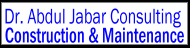 Dr. Abdul Jabar Consulting Firm